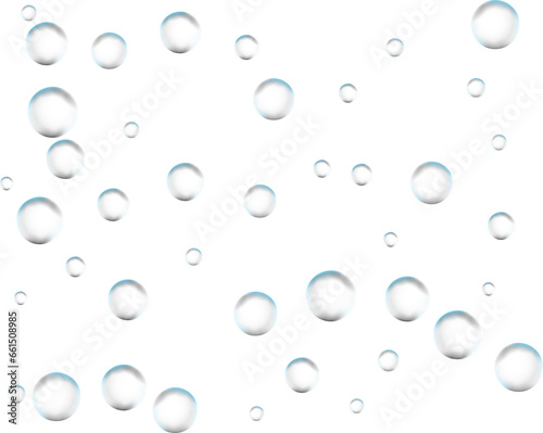 Realistic colored soap or water bubble.