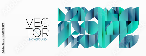 Abstract masterpiece formed by delicate interplay of circles, squares, and triangles. Geometric elements converge in harmonious chaos, evoking sense of modern creativity. Symphony of shapes