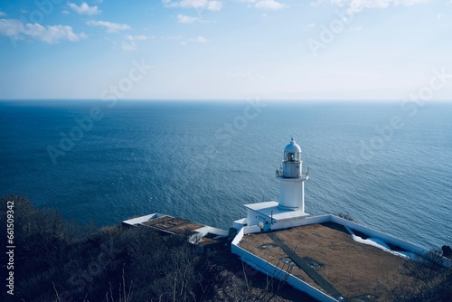 Lighthouse Muroran, Hokkaido,Japan photo