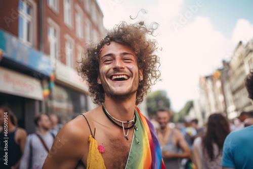 Boy at gay pride party © esp2k