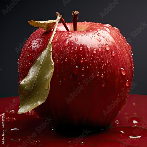 Apple is an auspicious fruit in Asia. Created by AI photo