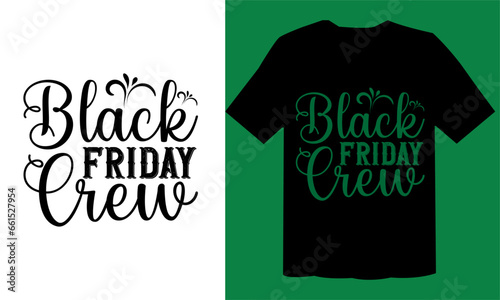 Black Friday Crew T shirt, Friday Vector File