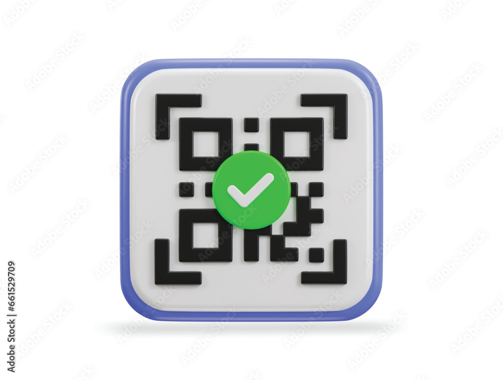 qr code scanning payment verification qr code 3d icon qr code scanning payment verification qr code 3d icon