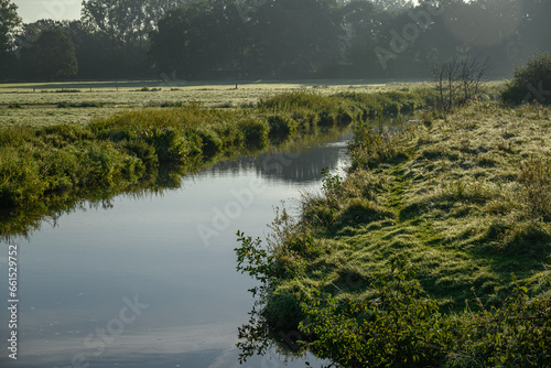 Morgenstimmung an der Aa im Münsterland photo