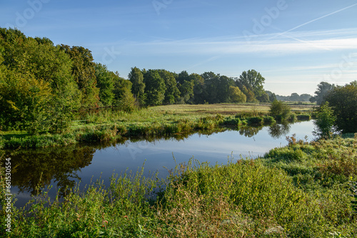 Morgenstimmung an der Aa im Münsterland