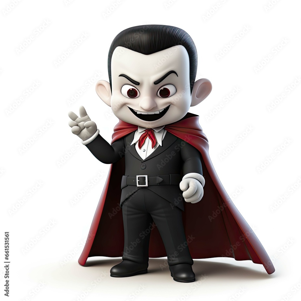 dracula vampire male devil concept halloween.Generative AI