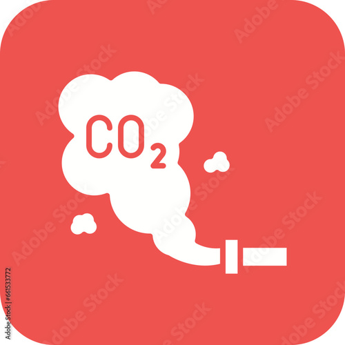 Carbon dioxide Icon