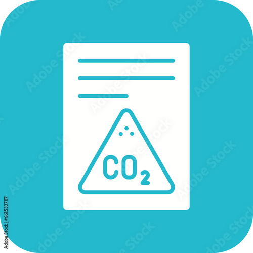 Carbon dioxide Report Icon