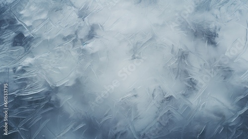 Texture of a frozen surface. Winter background. Wallpaper.