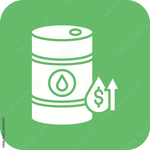 Oil Price Increase Icon