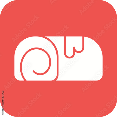 Swiss Roll Icon