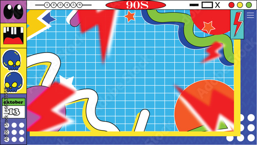 90s background