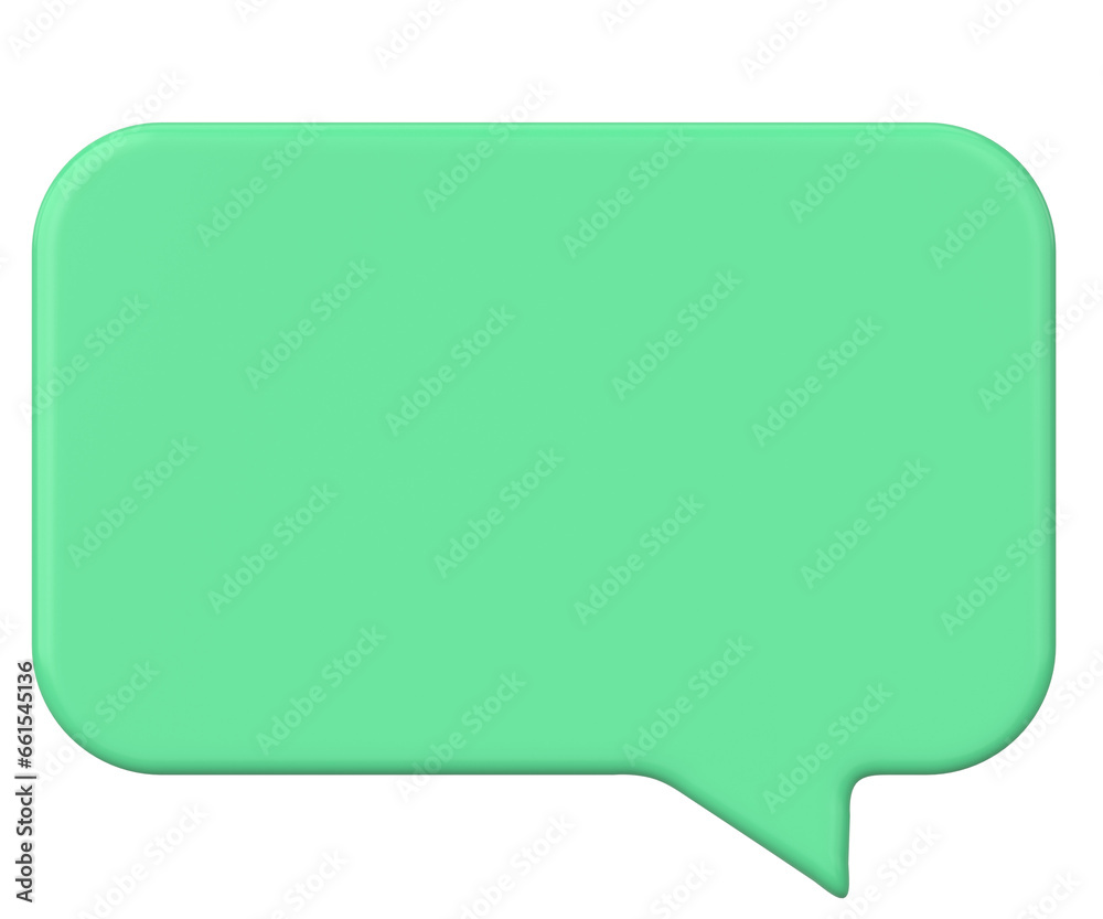 Speech bubble. Chat bubble. 3D illustration. Speech bubble. Chat bubble. 3D illustration.