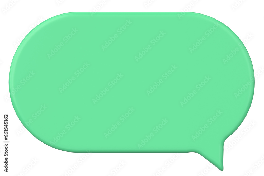 Speech bubble. Chat bubble. 3D illustration. Speech bubble. Chat bubble. 3D illustration.