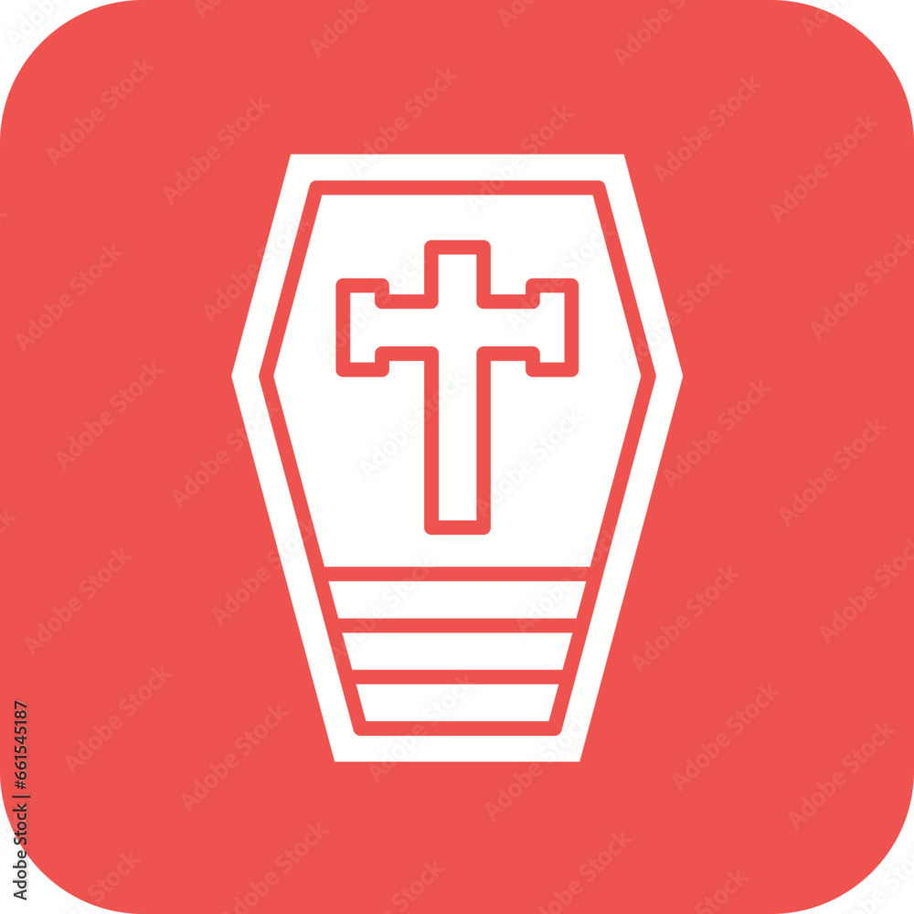 Obraz premium Coffin Icon