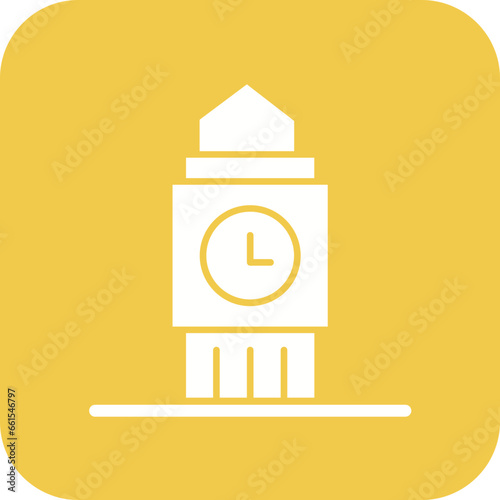 Canvas Print Big Ben Icon