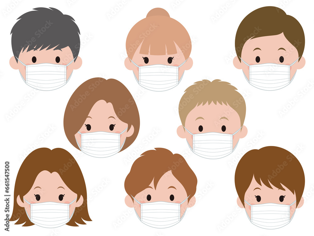 大人・顔・マスク