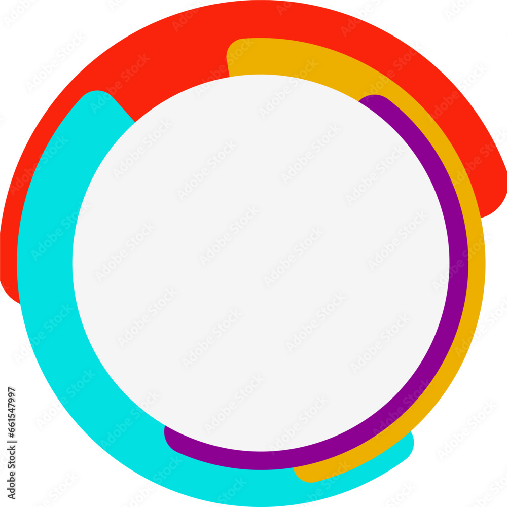 Fototapeta premium Circular Colorful Shape