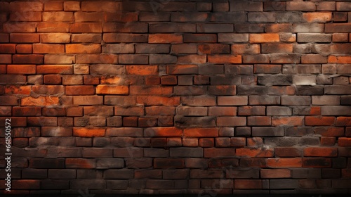 a brick wall with a red brick pattern