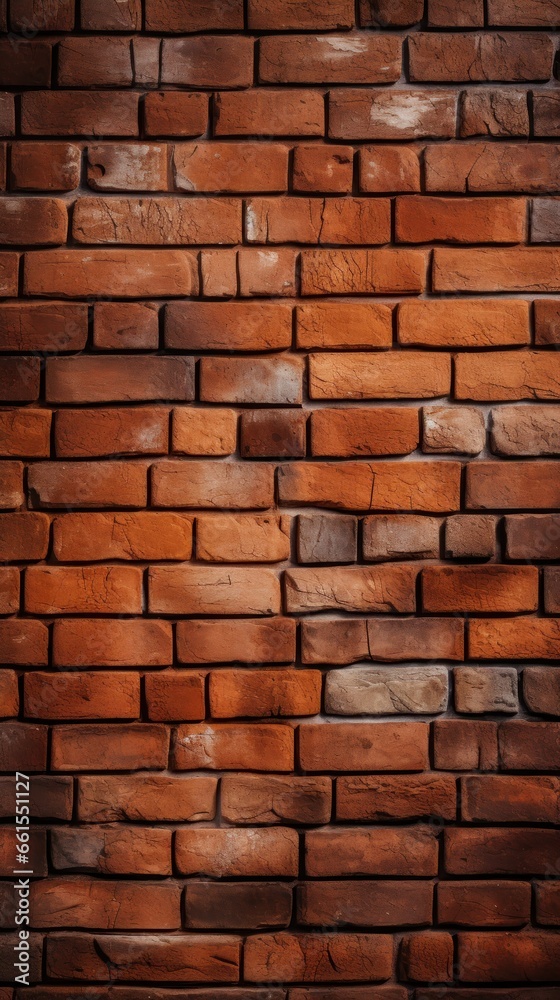Fototapeta premium a brick wall with a red brick pattern