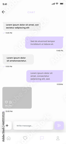 Date, Relations, Social Communication, Chat with friends and Dating Mobile App Ui Kit Template