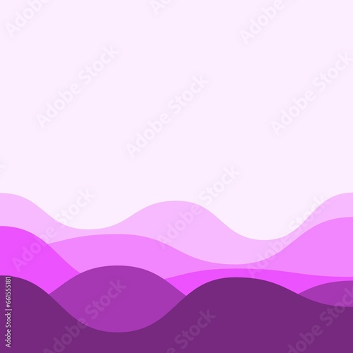 pink background with waves