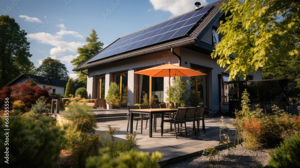Newly Constructed Homes with Solar Panels. Energy-Efficient Living Under a Sunny Sky Newly Constructed Homes with Solar Panels. Energy-Efficient Living Under a Sunny Sky