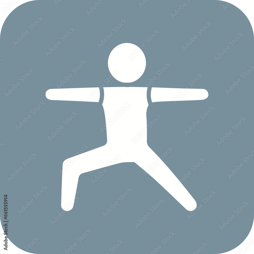 Gym Stretch Icon Gym Stretch Icon
