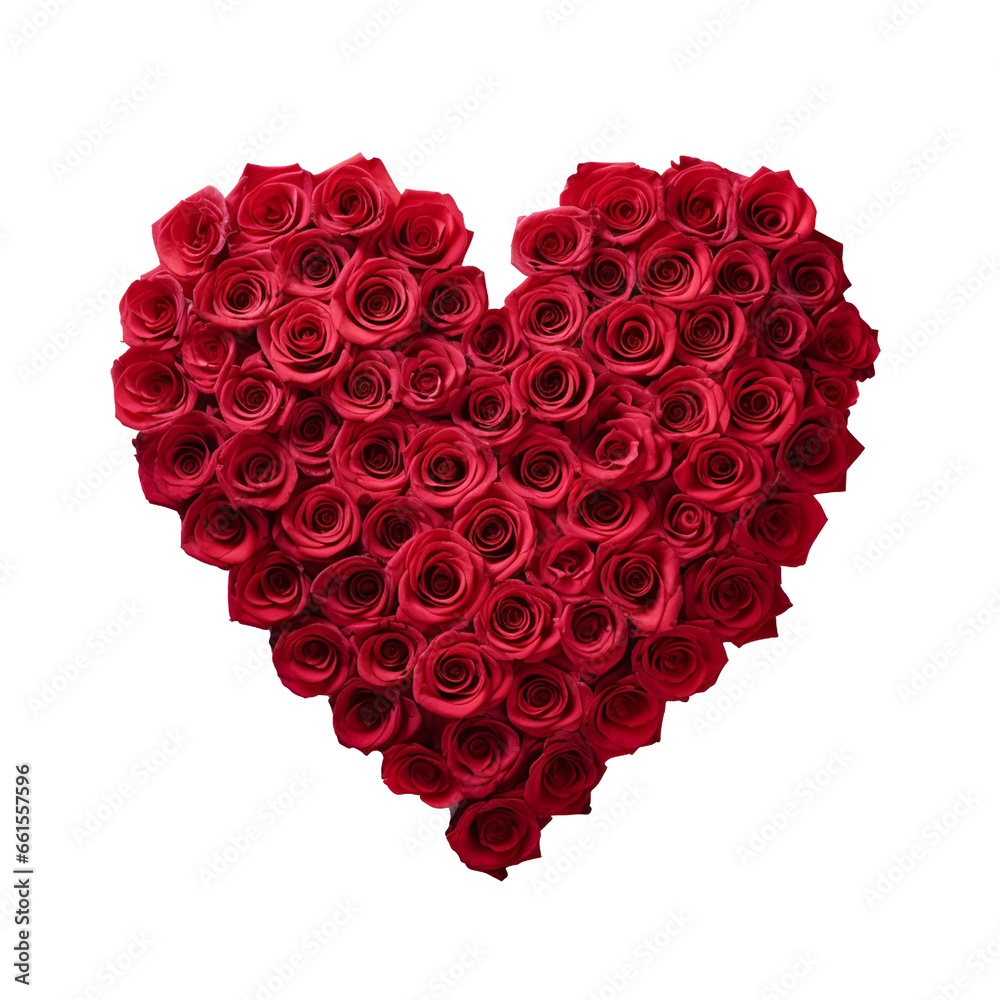 Bunch of red and pink colour of roses be arrange in heart shape an be isolated on white background. Bunch of red and pink colour of roses be arrange in heart shape an be isolated on white background.