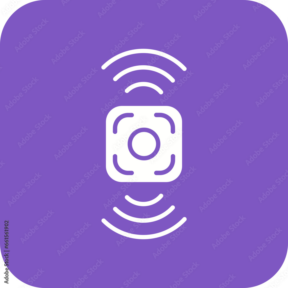 Radio Frequency Identification Icon Radio Frequency Identification Icon