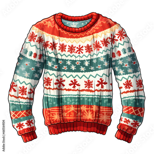 Ugly Christmas Sweater Clipart