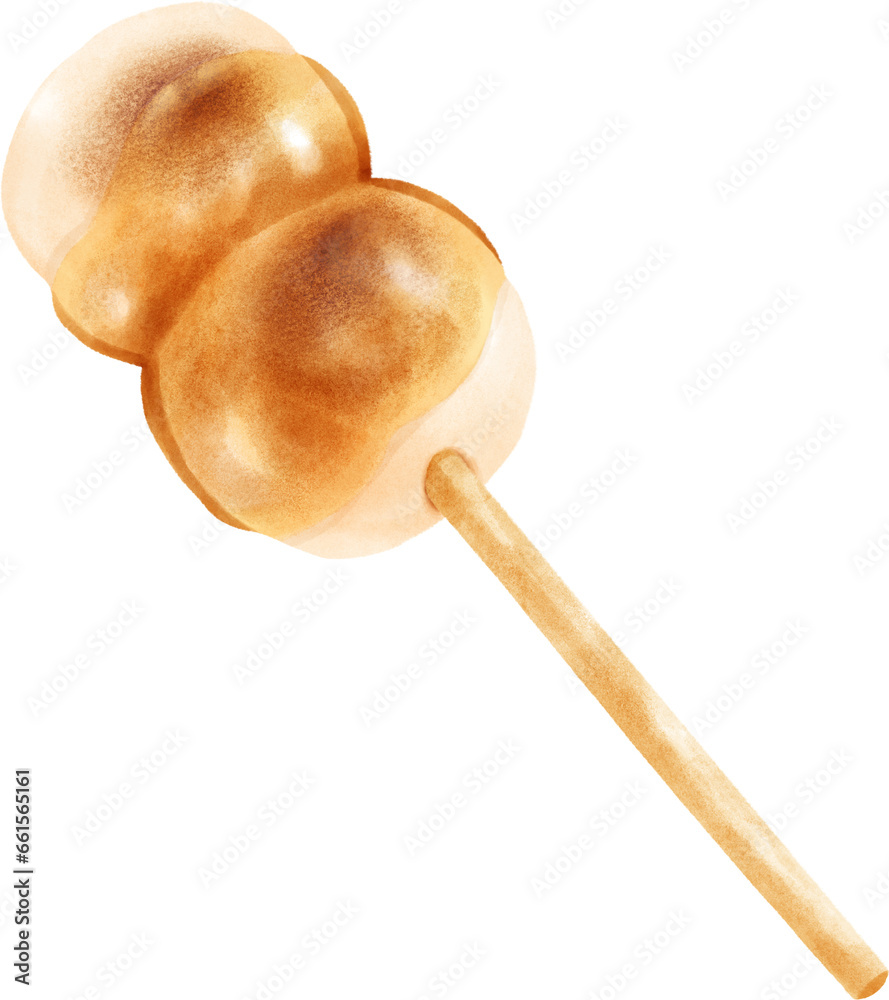 Watercolor Dango Watercolor Dango