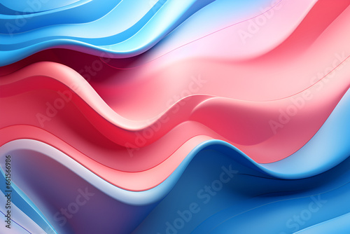 Colorful motion elements with pink and blue colors. Abstract wave background