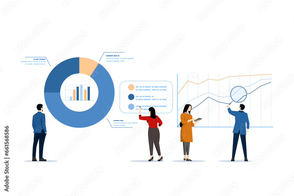 Data analysis concept, statistics for analysis, business graph dashboard, marketing research, diagrams for optimization, big information, businessman marketing team analyzing graphs and charts. Data analysis concept, statistics for analysis, business graph dashboard, marketing research, diagrams for optimization, big information, businessman marketing team analyzing graphs and charts.