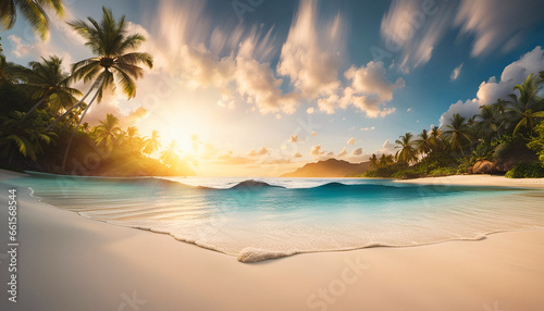Caribbean Shores: Between Sky and Sea © Dmytro Tolokonov