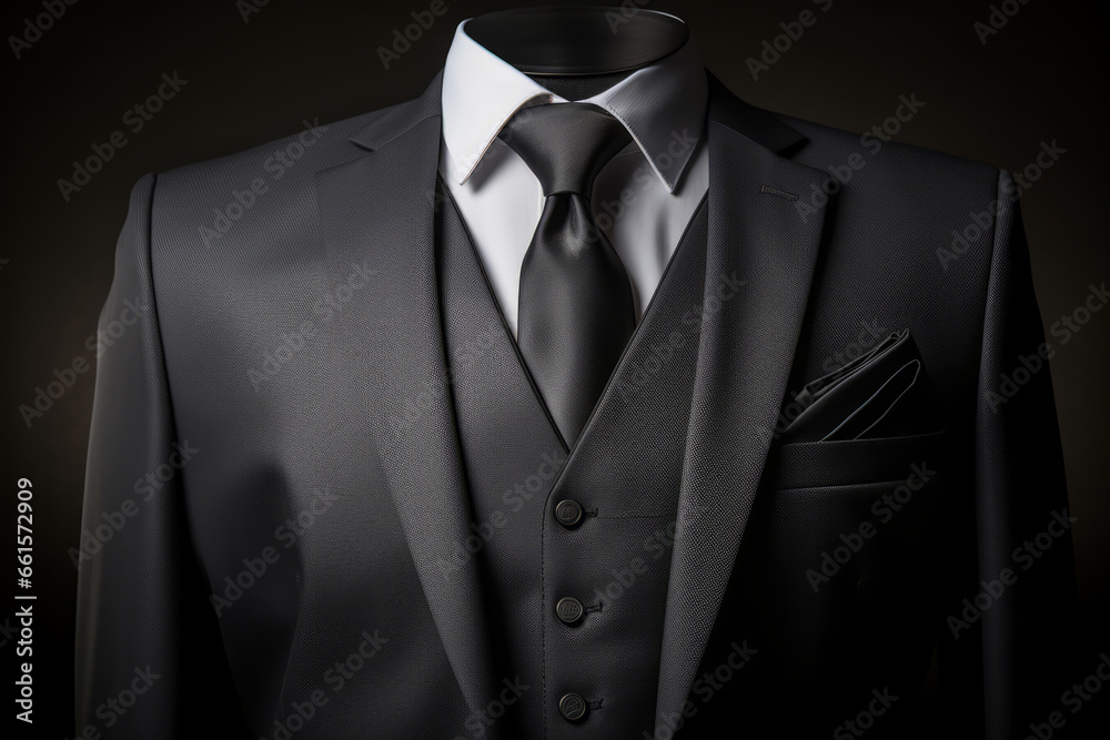 Elegant men formal suit. Generative AI Elegant men formal suit. Generative AI