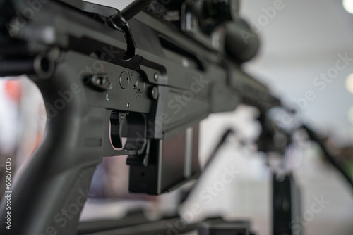 sniper rifle trigger and magazine