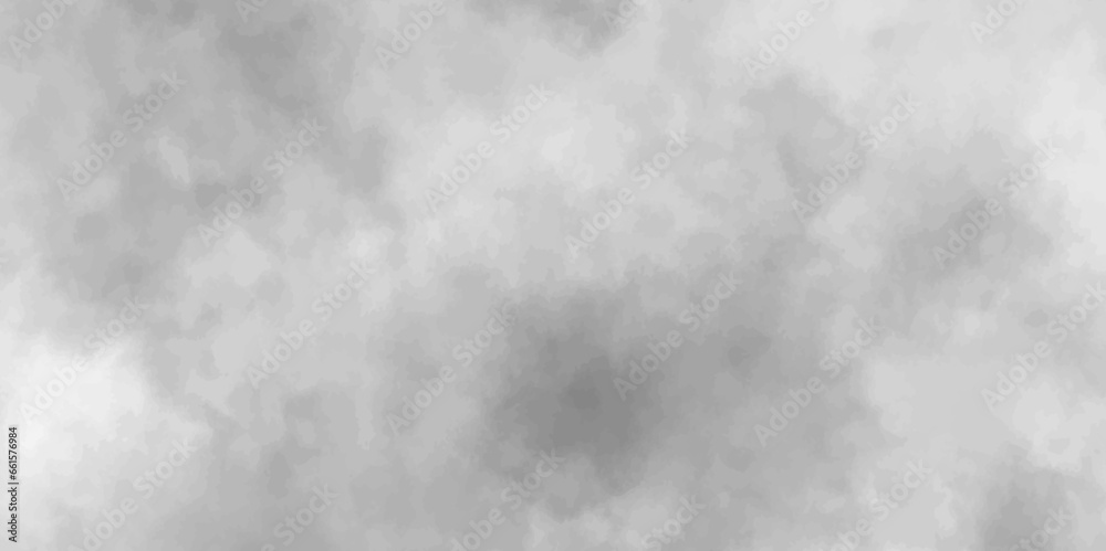 white paper texture background with cloudy stains, white marble painted watercolor texture with black stains, black and whiter background with puffy smoke, white background illustration.	
