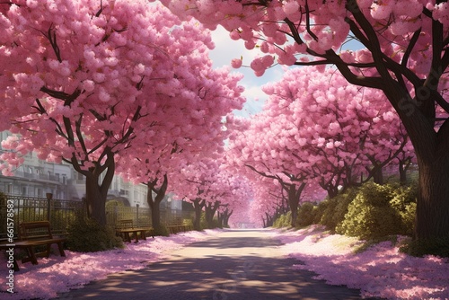 cherry blossom, Generative AI © Nino62