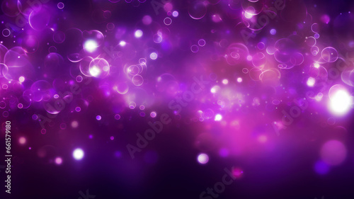 purple abstract background with bokeh defocused lights and stars