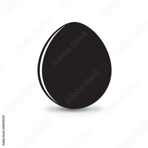 black egg icon