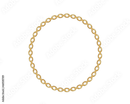 Wallpaper Mural chain isolated on white background Torontodigital.ca