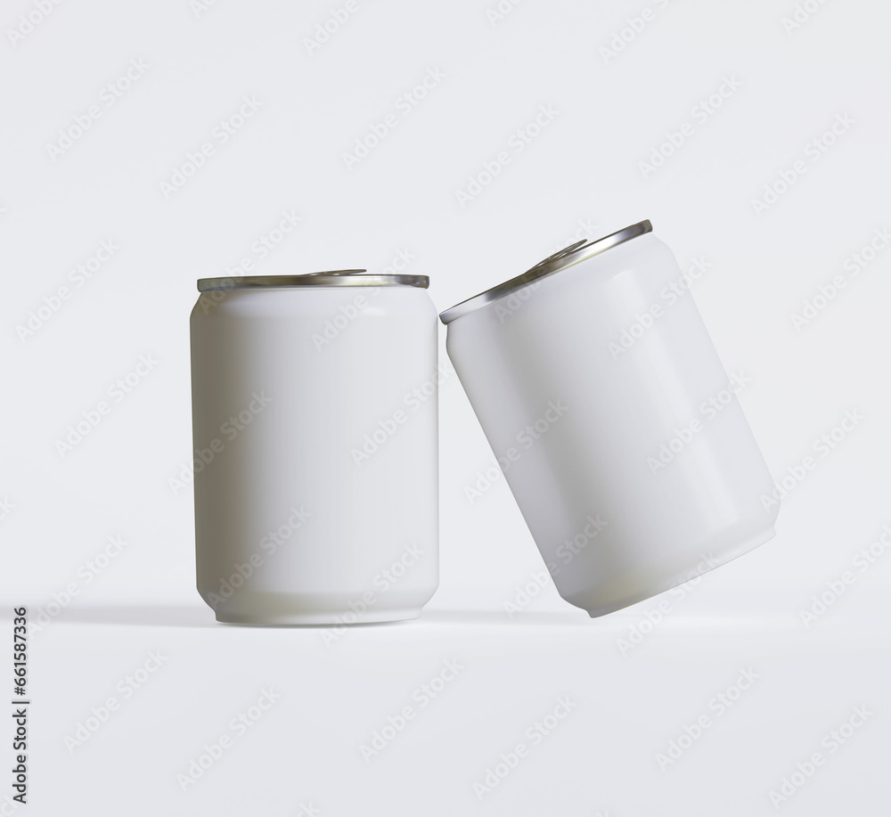 Small size or Mini size soda can with a solid texture and realistic render 3D Small size or Mini size soda can with a solid texture and realistic render 3D