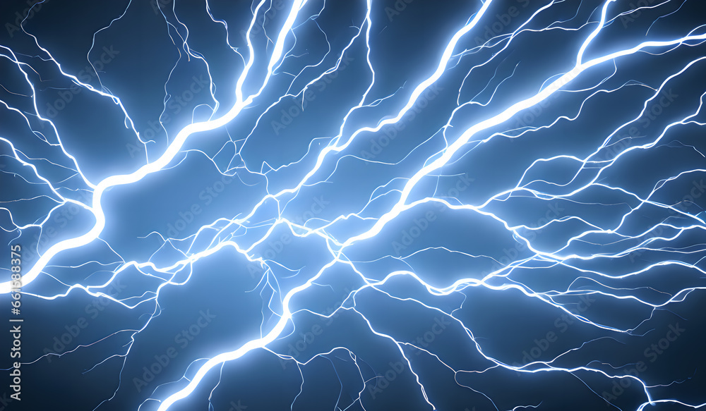 Blue lightning close up background,Generative AI Blue lightning close up background,Generative AI