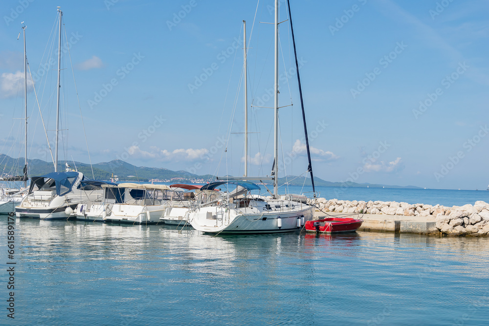 yacht at sea in Croatia