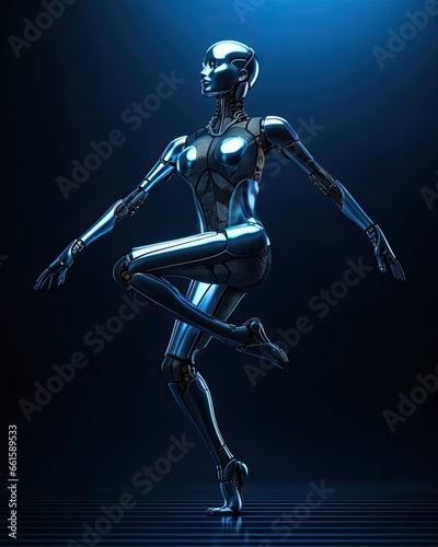 Humanoid AI Female Ballet Dancer