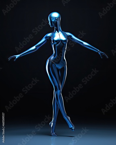 Humanoid AI Female Ballet Dancer