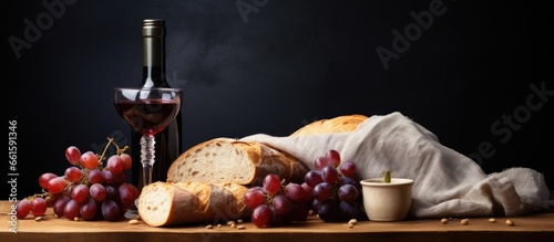 Holy Communion involves offering bread and wine to Jesus Christ
