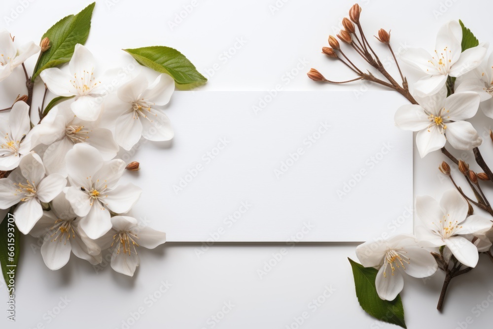 Floral background with copy-space.