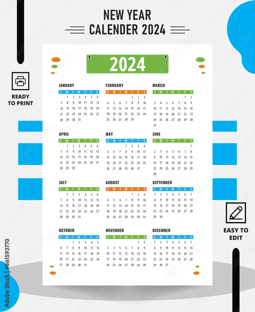 calendar template 2024, calendar template,calendar month template, wall